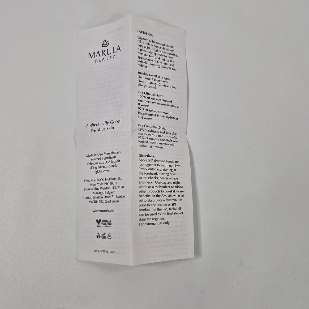 MARULA BEAUTY Organic Marula Facial Oil 30ml / 1 fl oz NEW IN BOX Cold Pressed - Picture 6 of 6